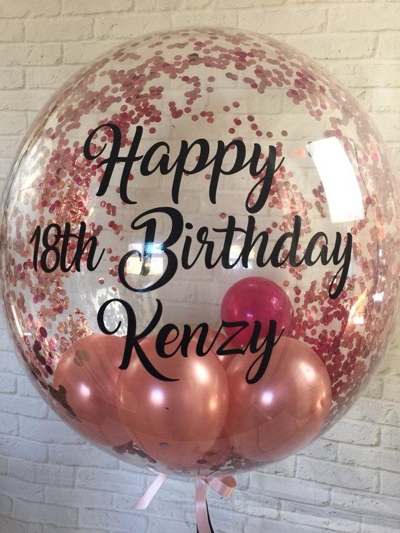 Personalised birthday balloon_helium inflated…