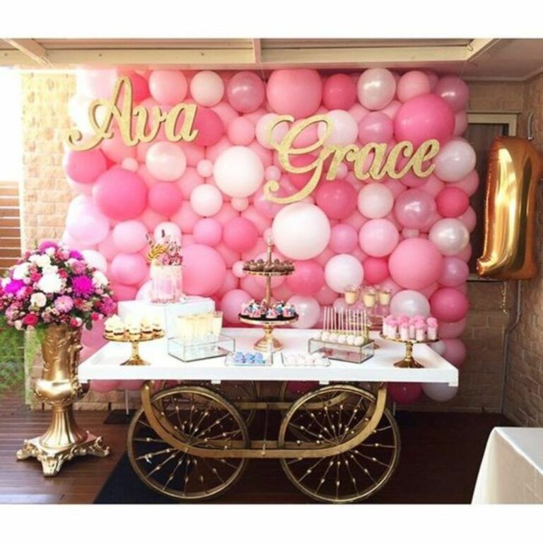 Pink & Gold Decorations