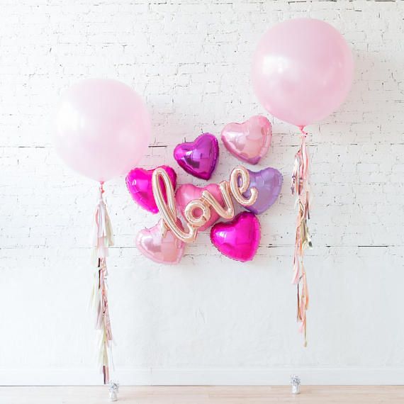 Love Backdrop Balloons _ Engagement Party Decorations Balloons _ Wedding Balloons _ Love Balloons _ Candy Buffet Decor _ Bridal Shower
