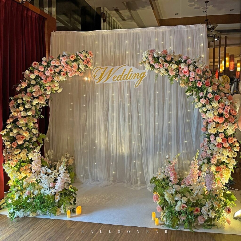 台中婚禮花藝佈置推薦首選店家的佈置