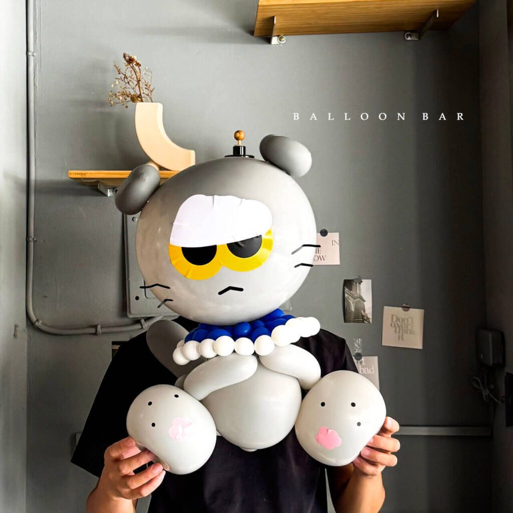 GD貓咪氣球-台中手折造型氣球|氣球達人|造型氣球